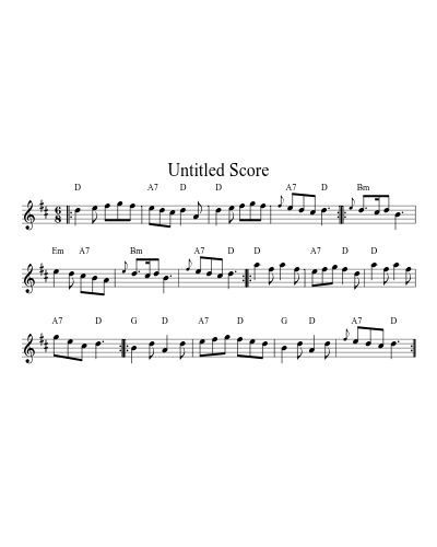 Albinia Bb C D G 32 4 (Version 3) sheet music preview