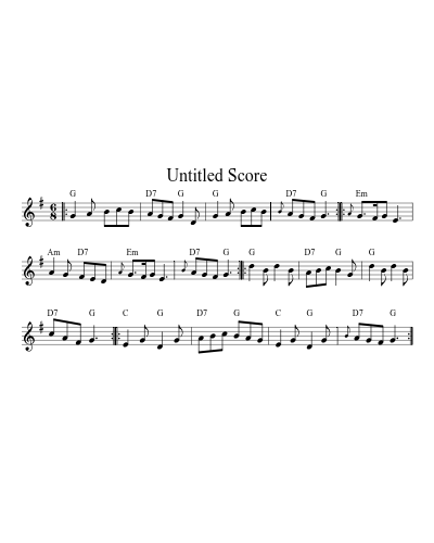 Albinia Bb C D G 32 4 (Version 4) sheet music preview