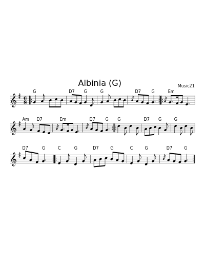 Albinia   (G) (Version 2)