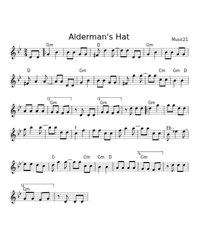 Alderman's Hat (Version 3)
