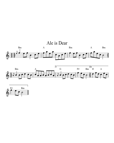 Ale is Dear