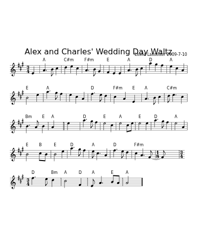 Alex and Charles' Wedding Day Waltz