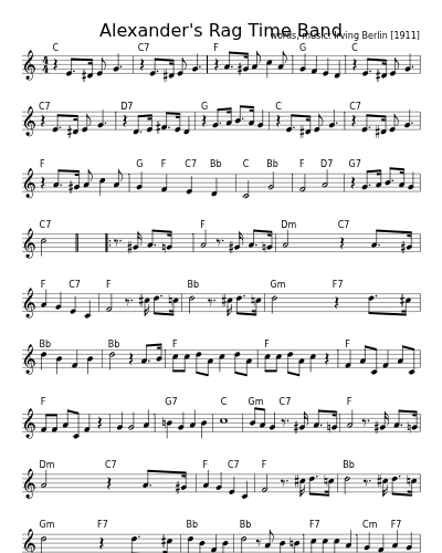 Alexander's Rag Time Band