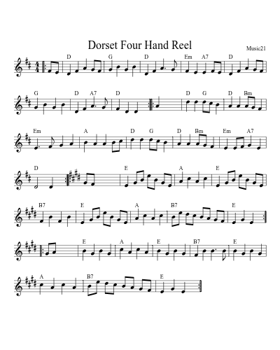 Dorset Four Hand Reel