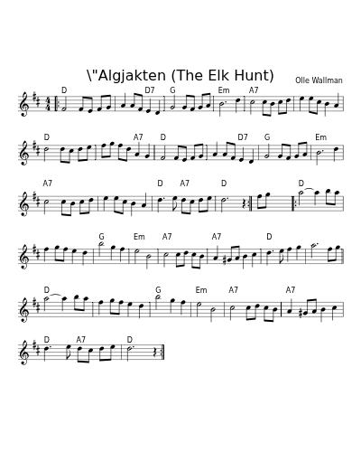 \"Algjakten (The Elk Hunt)