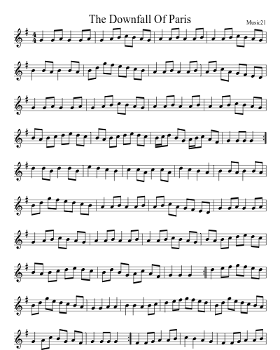 The Downfall Of Paris