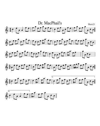 Dr. MacPhail's preview