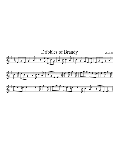 Dribbles of Brandy preview