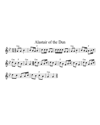 Alastair of the Dun (Version 2)