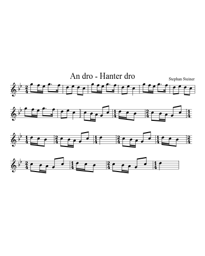 An dro - Hanter dro preview