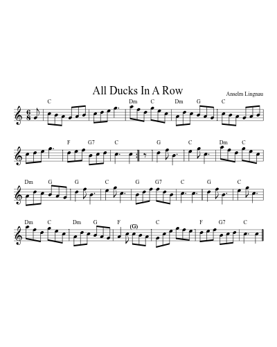 All Ducks In A Row (Version 2)