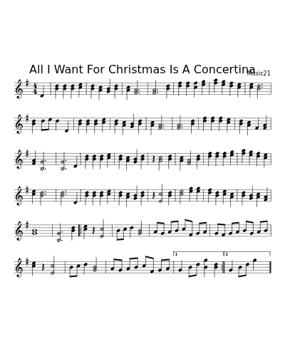 All I Want For Christmas Is A Concertina