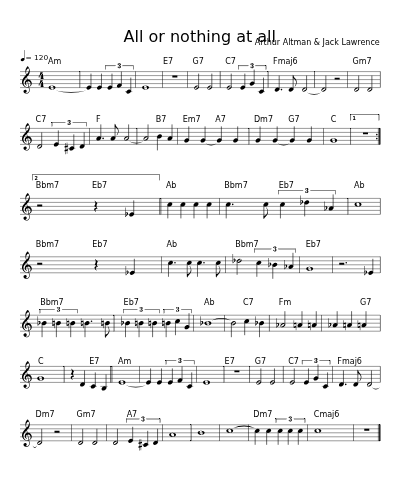 All or nothing at all