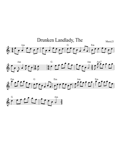 Drunken Landlady, The (Version 2)