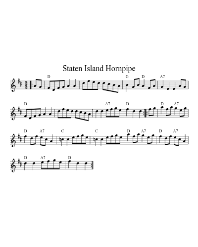 Staten Island Hornpipe (All Tunes)