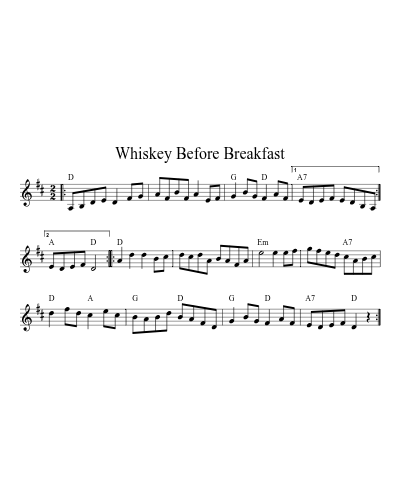 Whiskey Before Breakfast (All Tunes)