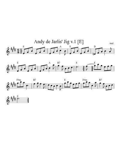 Andy de Jarlis' Jig v.1   [E]