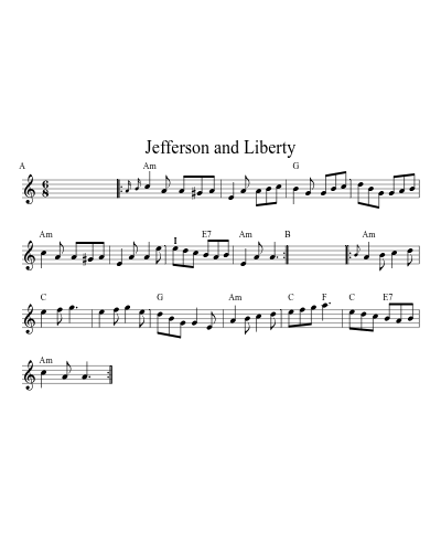 Jefferson and Liberty (All Tunes)