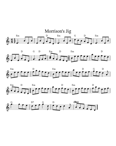 Morrison's Jig (All Tunes)