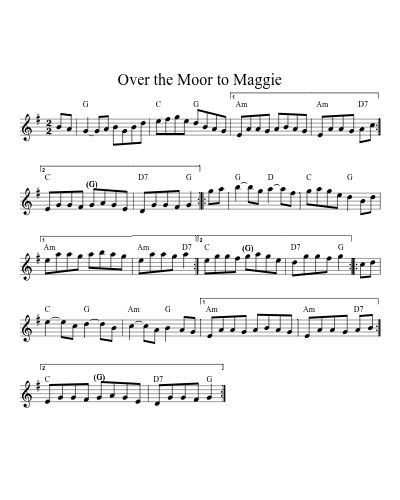 Over the moor to Maggie (All Tunes) preview
