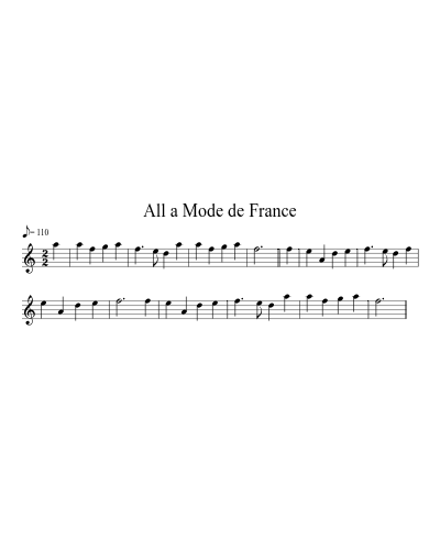 All a Mode de France (Version 3)