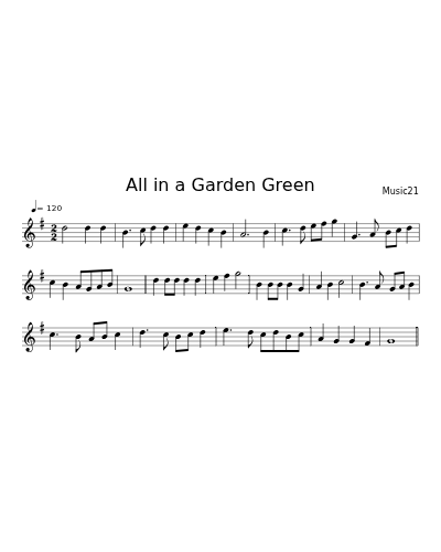 All in a Garden green (Version 3)