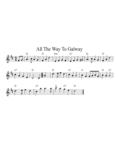 All The Way To Galway (Version 6)