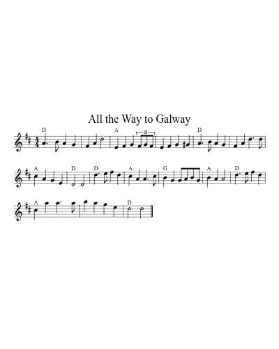 All The Way To Galway (Version 10)