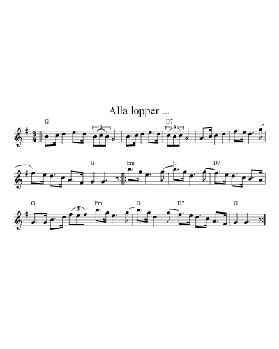 Alla lopper ... preview