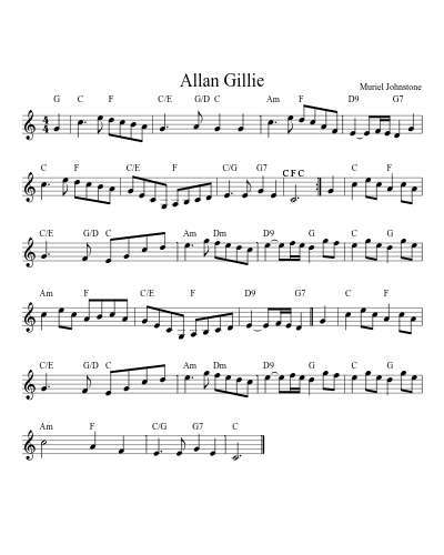 Allan Gillie preview