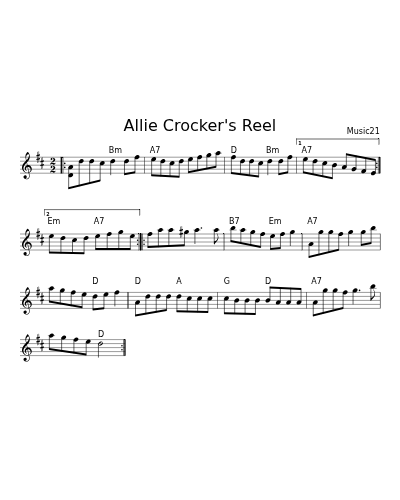 Allie Crocker's Reel (Version 2)