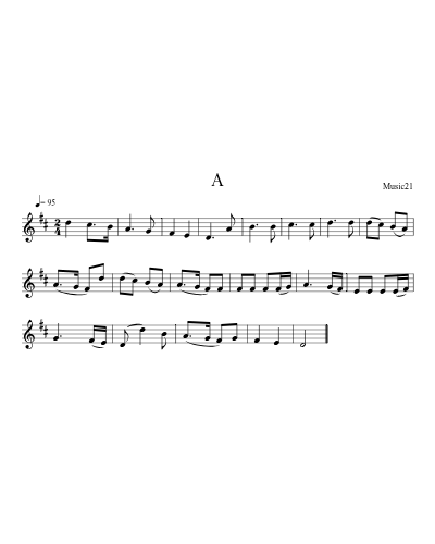 A sheet music preview