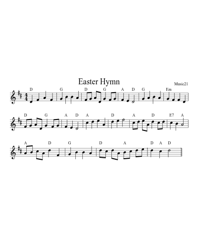 Easter Hymn