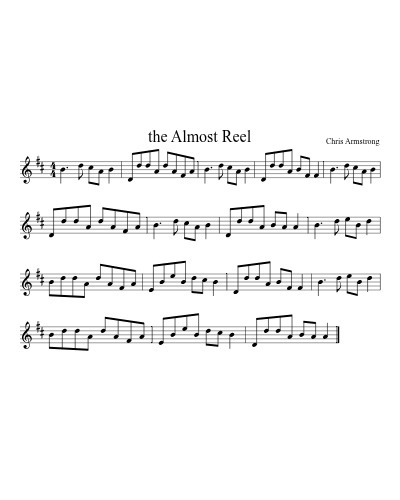 the Almost Reel (Version 2)