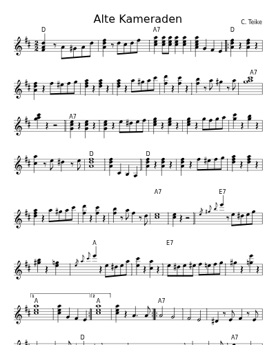 Alte Kameraden (Version 3)
