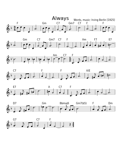 Always (Version 3)