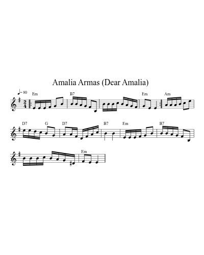 Amalia Armas  (Dear Amalia)