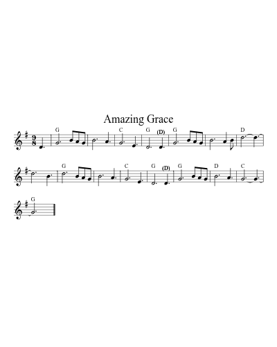 Amazing Grace (Version 3)