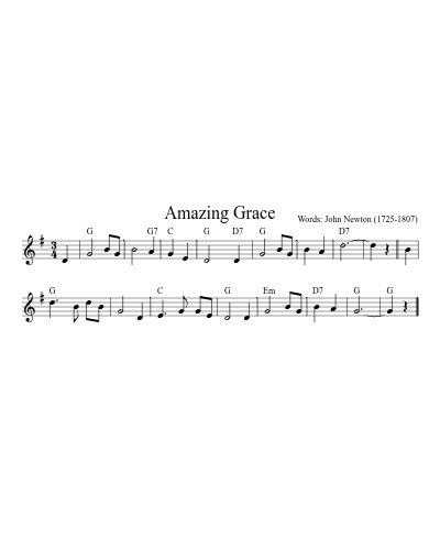 Amazing Grace (Version 4)