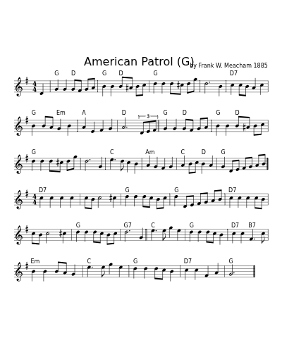 American Patrol  (G)
