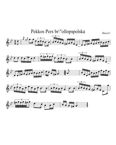 Pekkos Pers br\"ollopspolska preview