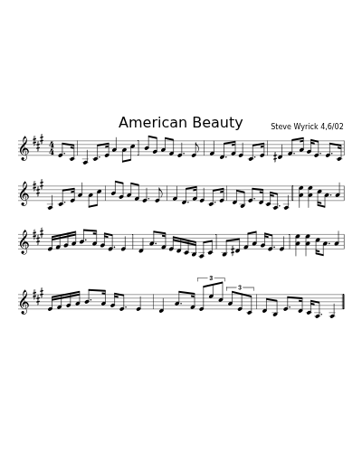 American Beauty (Version 2)