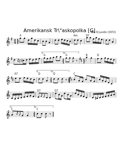 Amerikansk Tr\"askopolka   [G]