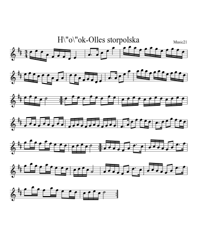 H\"o\"ok-Olles storpolska