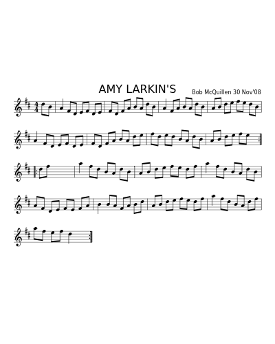AMY LARKIN'S (Version 2)