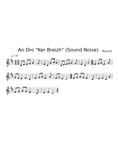 An Dro "Ker Breizh"  (Sound Noise) preview