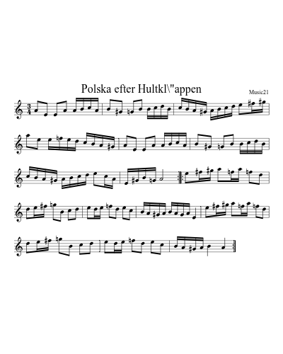 Polska efter Hultkl\"appen