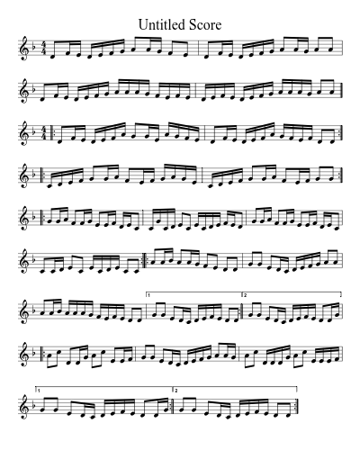 An Dro4 (Version 2) sheet music preview