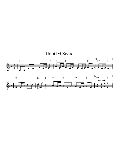 An Dro Avant deux (Version 3) sheet music preview