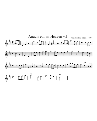 Anachreon in Heaven  v.1 (Version 3)